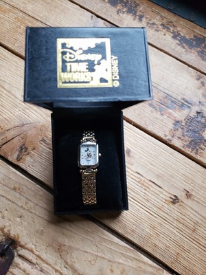 Disney Time Works Watch, Ladies, Silver And Gold Toned, Beautiful.