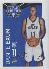 2014 Panini Totally Certified Mirror Platinum Blue Die-Cut 17/74 Dante Exum 1u6