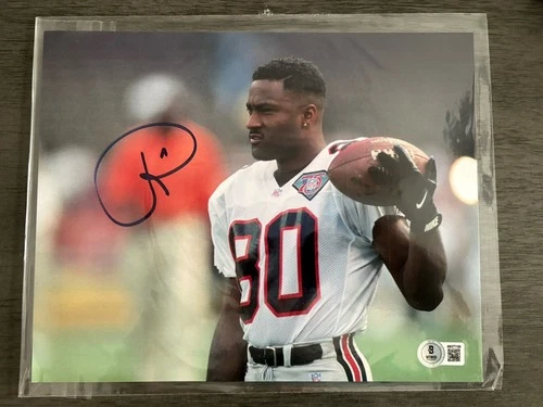 Andre Rison Cleveland Browns NFL Autograph 8x10 Photo with COA (Beckett)