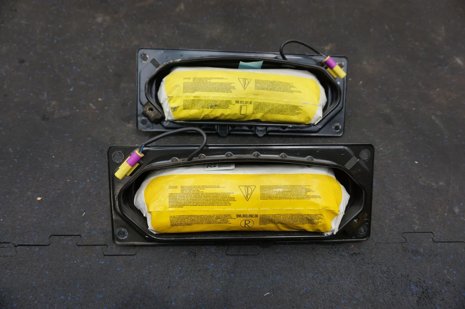 Juego 2 airbags puerta izquierda derecha 99680309100 OEM Porsche 911 996 1999-2005 Boxster Foto 4 de 4