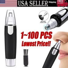 Electric Nose Ear Hair Trimmer Face Eyebrow Mustache Beard Shaver Clipper Unisex