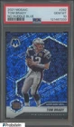 2021 Panini Mosaic No Huddle Blue Prizm #282 Tom Brady Patriots 21/75 PSA 10