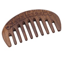 Huimuyuan Jingxian Sandalwood Combs Carved Ebony Combs Portable Hairs Comsb Trav