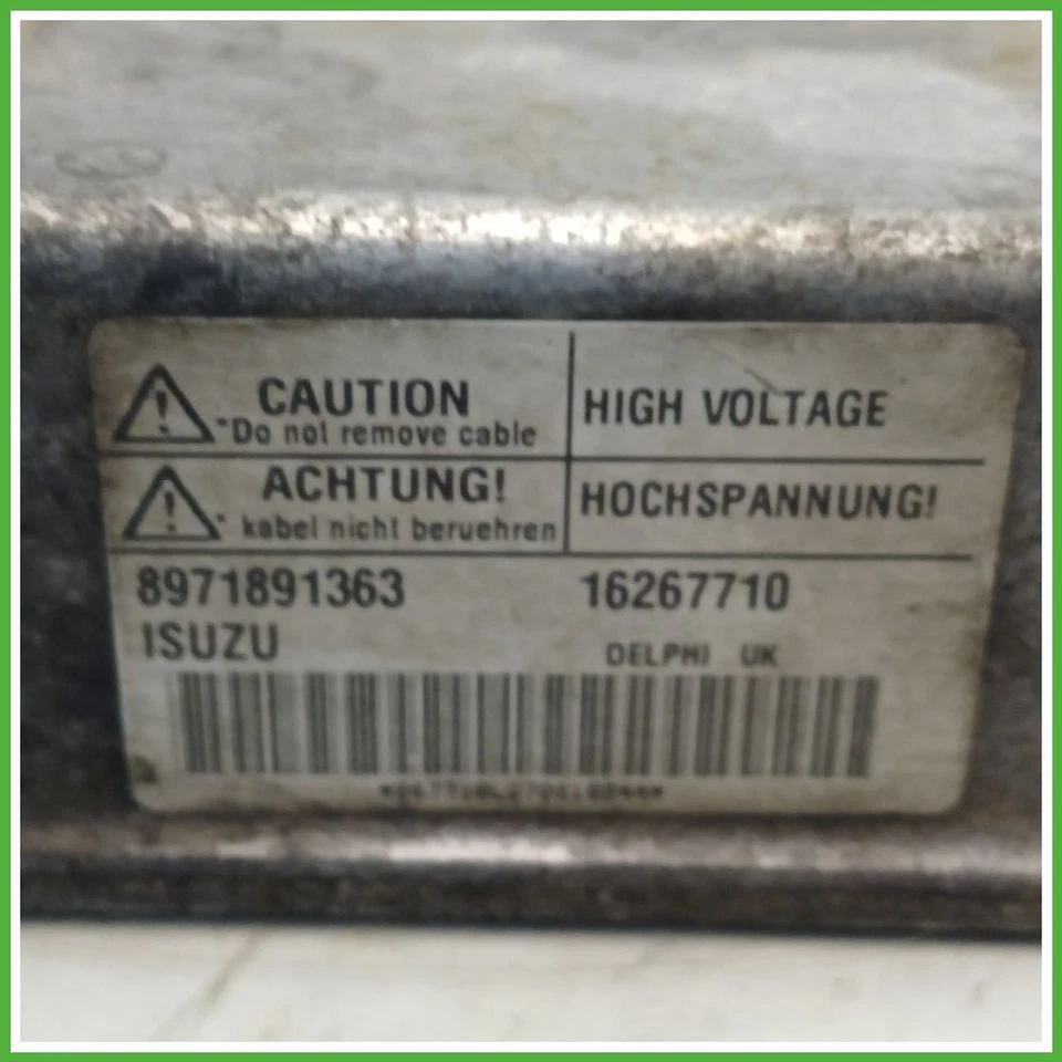 Centralina DELPHI 16267710 OPEL ASTRA T98 1.7 16V 55kw 8971891363 Diesel - Immagine 3 di 4