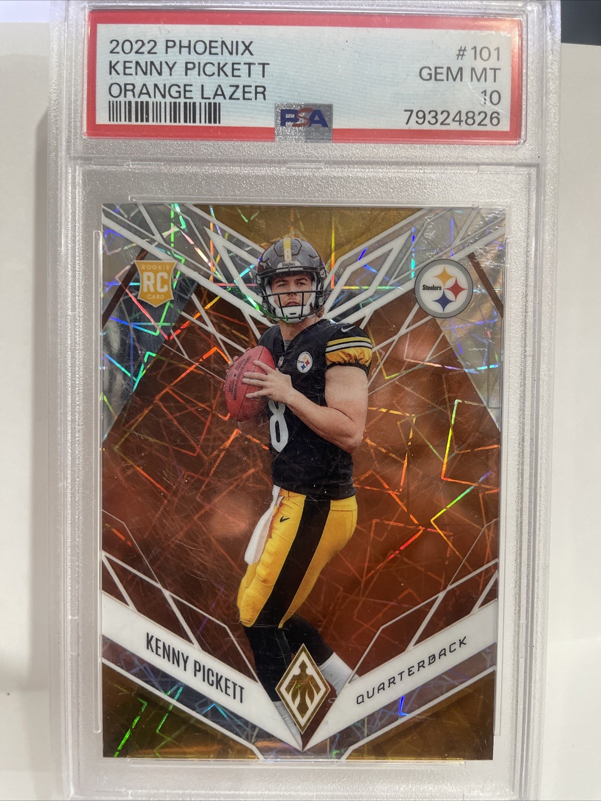 Kenny Pickett Panini Phoenix #101 Orange Lazer