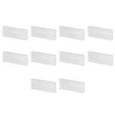 10 Pack 30x11x5mm Electronic Cooler Radiator w/ Thermal Paste for MOS  IC Chip