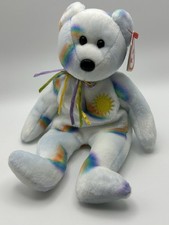 TY Beanie Babies - CHEERY the BEAR - SUN- (8 inch) - DOB 08-18-2000