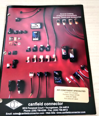 1998 CANFIELD CONNECTOR general catalog electrical connectors sensors timers C2
