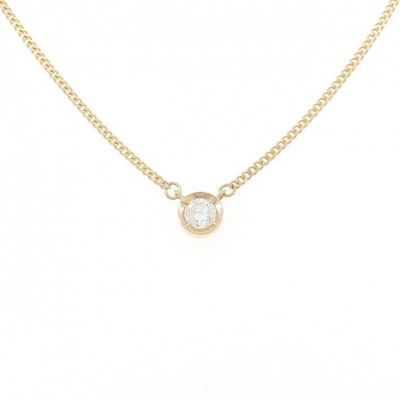 Authentic K18YG Diamond Necklace 0.28CT #230-000-675-4302