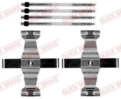 QUICK BRAKE Zubehörsatz Scheibenbremsbelag 109-0109 für G30 BMW X5 F90 5er G31