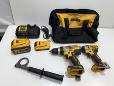 Dewalt 20V MAX 1/4" Impact Driver DCF887  1/2" Hammer Drill DCD999T1 Brushless
