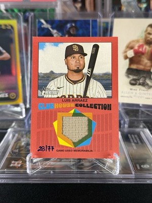 2026 Topps Heritage Clubhouse Collection #CCR-LA Luis Arraez Red /77 SSP