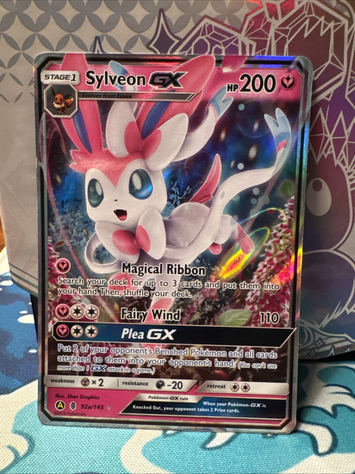 SYLVEON GX 92A/145 HOLO PROMO ALTERNATE ART PROMOS POKEMON LP