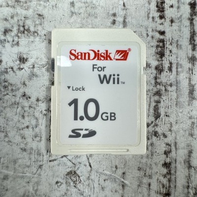SanDisk 1.0 GB Gaming SD For Nintendo Wii Gaming Memory Card
