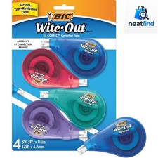 BIC EZ Correct Correction Tape, School Suppli...