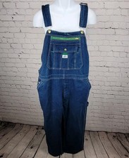 Liberty Blue Denim 100 Cotton Carpenter Pockets Workwear Overalls Size 42x30