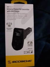 Scosche Digital FM Transmitter With USB Charger