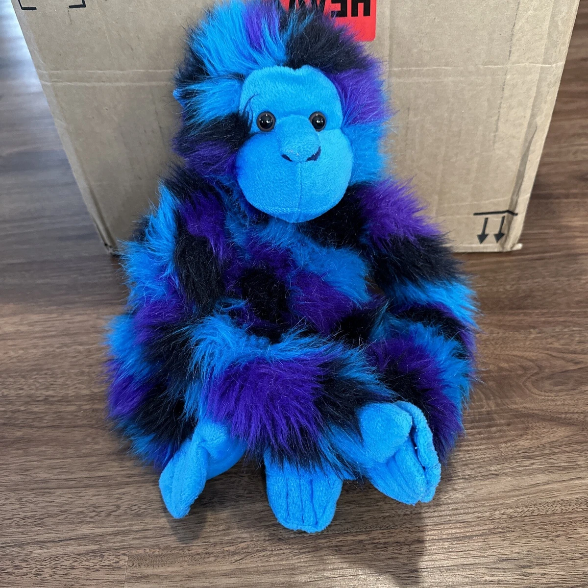 Blue monkey store stuffed animal