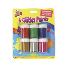 Childrens Glitter Paint Pot Sets Poster Painting Kids Arts and Crafts Set