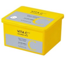 MISSHA Vita C Plus Daily Toning Sheet Mask 30ea- Brightening & Moisture K-Beauty