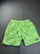 Vineyard Vines Swim Trunks Mens Medium Green Floral Classic Water Board Lined