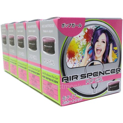 Air Spencer AS Pop Girl x 5 Air Freshener Automotive Car Fragrance Eikosha
