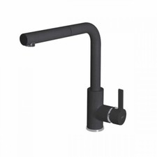 Rubinetto Miscelatore Lavello Cucina Doccetta Estraibile Elleci Nero MGKC0240