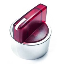 Allen-Bradley 800EM-ALS4 Illuminated Selector Knob, Red, 22.5mm