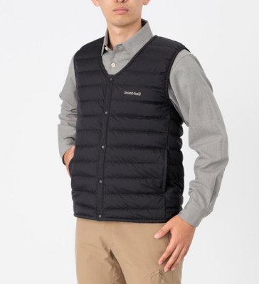 mont-bell Superior Down V-Neck Vest Men's Asian Size