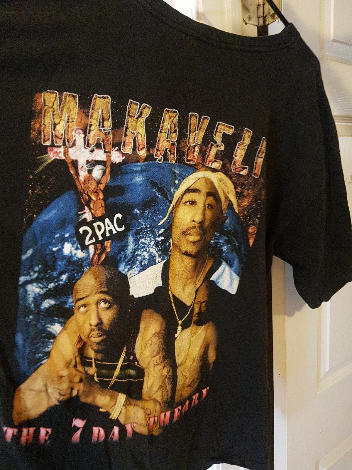 Купить Vintage 2pac T-SHIRT black xxl 