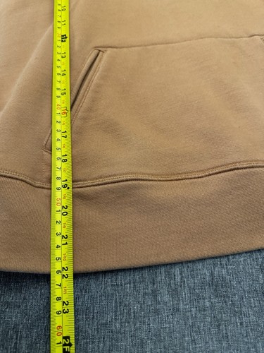 Alo Yoga Brown Henna Oversize Low Key Hoodie Kangaroo Wide Sleeve Sz S (Flaw) - 第 5/7 張圖片