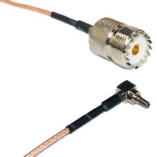 RG316 SO239 UHF Female to CRC9 MALE ANGLE RF Cable Rapid-SHIP LOT