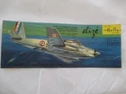 Heller Airplane Alizé Cardboard Advertising 1960s 33cm by 12.5cm