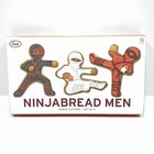 The Ultimate Cookie Cutters Fred Ninja GingerBread Men Set of 3 Kung Fu Fighters