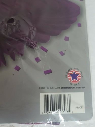 15" Westminster Bells Qty 4 - 2/pk Purple 15", #55015PL Tissue Honeycomb Bells - Picture 2 of 3