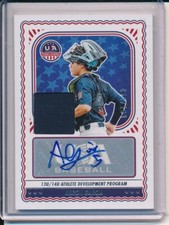 2024 panini stars and stripes AARON GARCIA JSY/AUTO #NTS-AG #/D /199