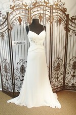 WW87 VENUS PA9953 SZ 6 IVORY 999 FORMAL DESTINATION WEDDING GOWN DRESS
