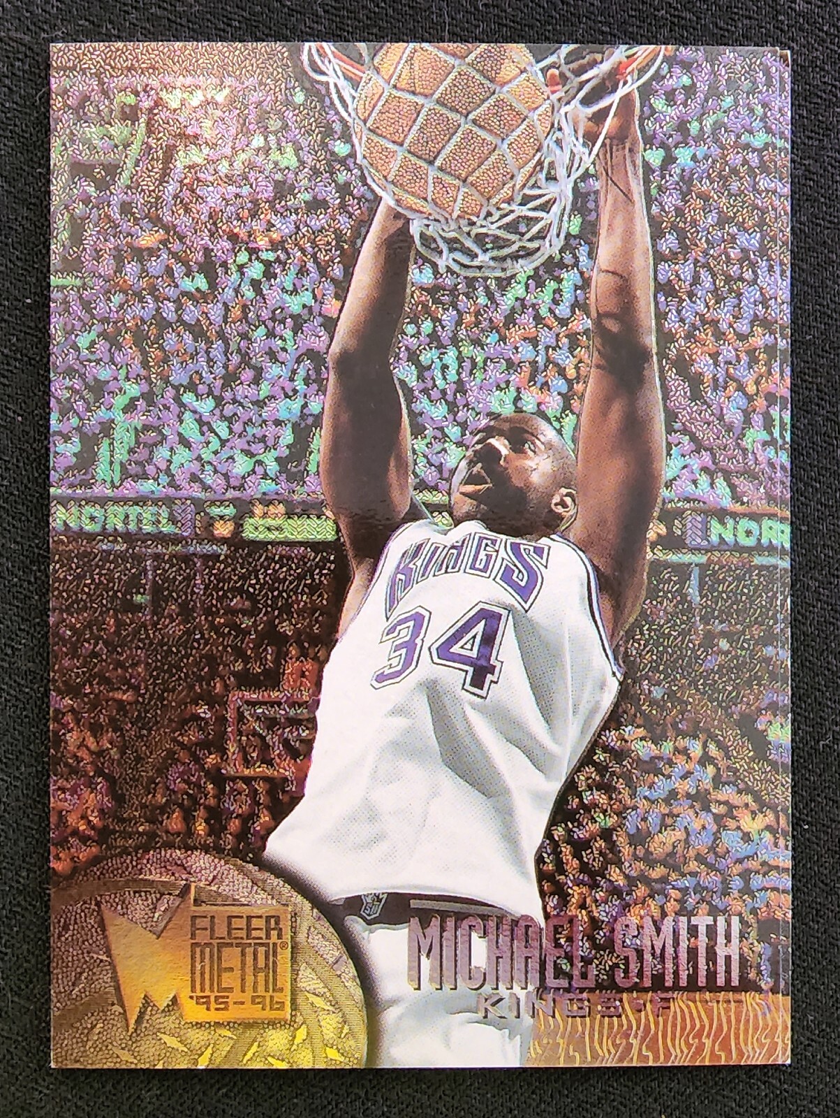 1995-96 FLEER METAL Michael Smith #188 - MINT + NEW UltraPro Top Loader