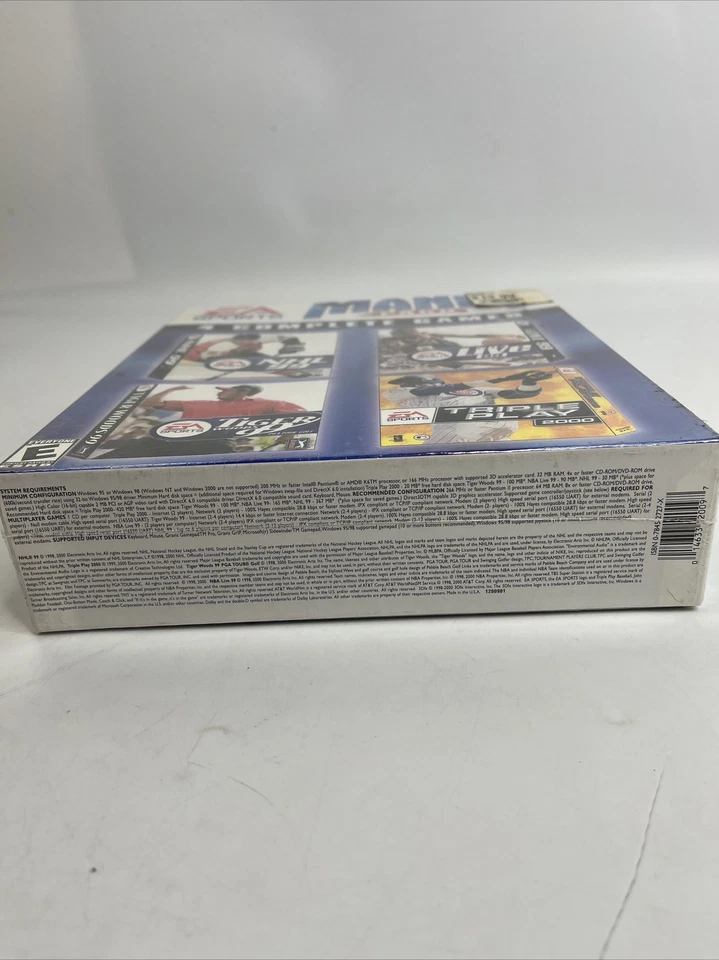 EA Sports MANIA PACK SEALED BOX NHL 99, NBA Live 99, TIGER WOODS 99, TRIPLE PLAY - Image 2 of 4