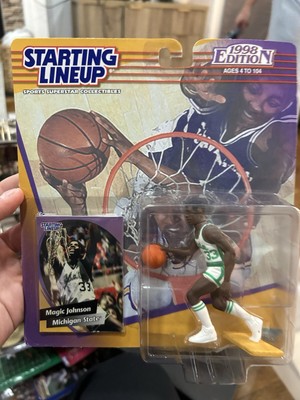 NEW 1998 STARTING LINEUP NCAA BASKETBALL MAGIC JOHNSON MICHIGAN STATE FIGURE C34
