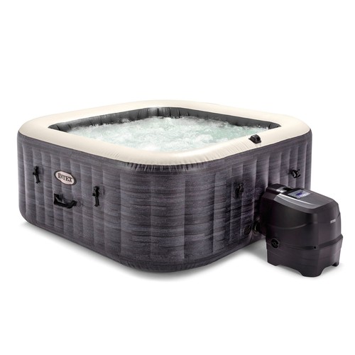 Intex PureSpa Plus Greywood Inflatable Hot Tub Bubble Jet Spa - Picture 24 of 34