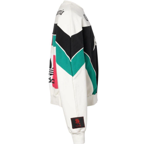 【NEW】adidas Originals x WILLY CHAVARRIA FLEECE CREWNECK OWHITE japan size XL - Picture 4 of 7