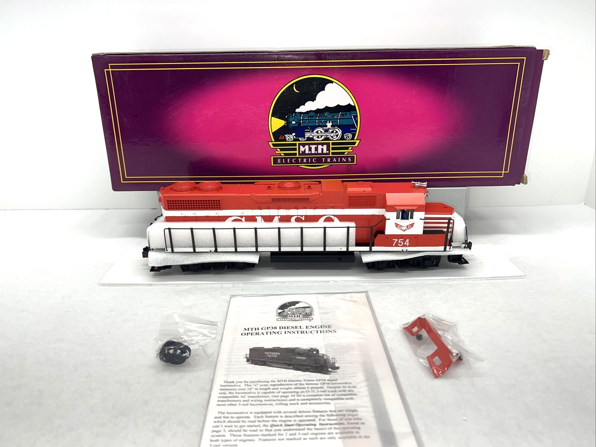 MTH Premier 20-2158-1 Gulf Mobile&Ohio G.M.&O GP38-2 Diesel PS.1 O