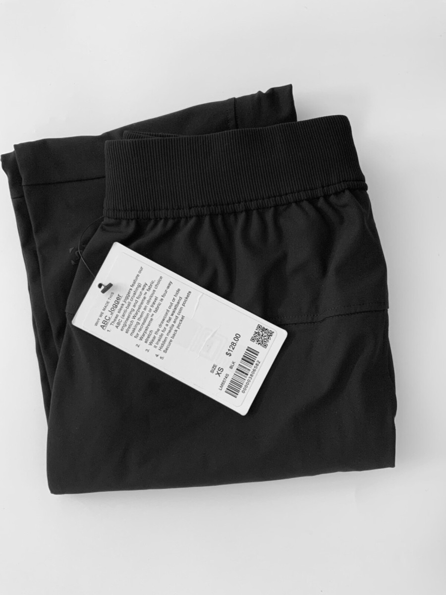 Lululemon Men's ABC Jogger 29” Warpstreme LM5574S Black Size Lululemon Men's ABC Jogger 29” Warpstreme LM5574S Black Size