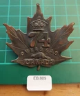 WW1 Canadian CEF Cap Badge EB.809) 74th Overseas Bn