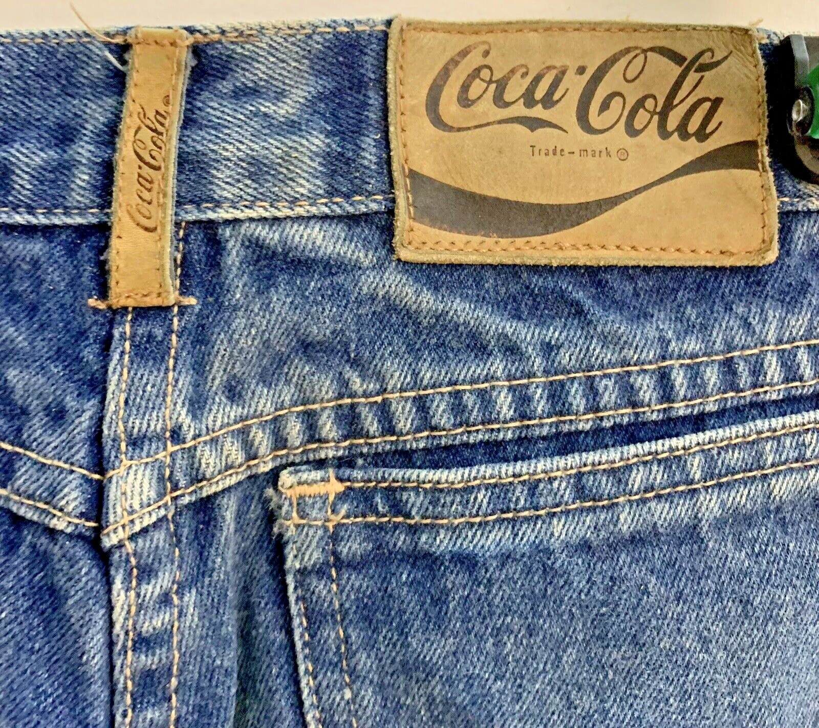 Vintage 1980’s Size 10 Coca Cola Women’s Jeans Coke Great Condition Denim 1986