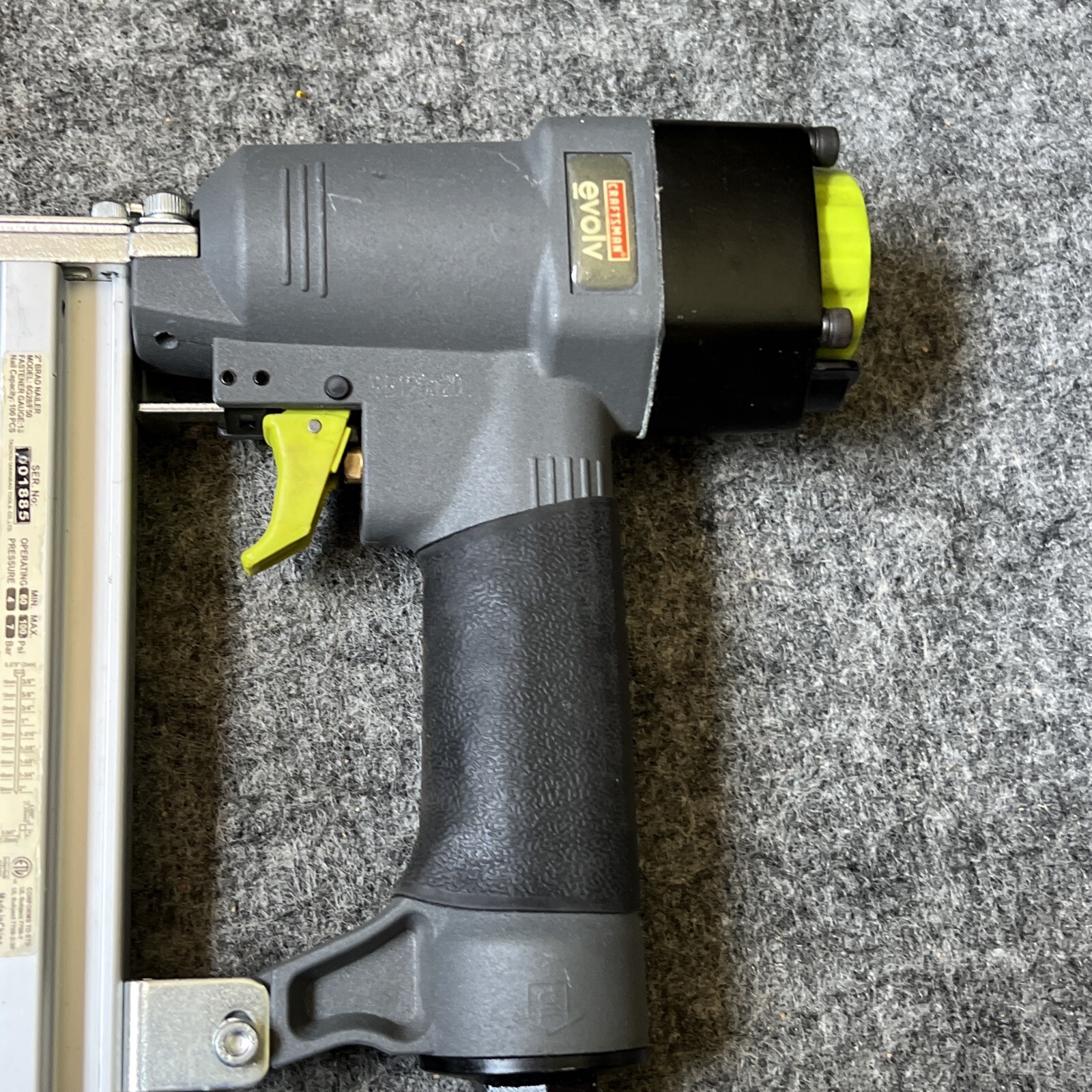 CRAFTSMAN EVOLV 2" PNEUMATIC BRAD NAILER 6G28/F50 Parts Only eBay