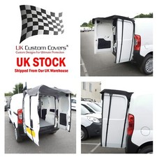 Citroen Nemo Rear Barn Door Awning Cover (2008 Onwards) Black/Grey