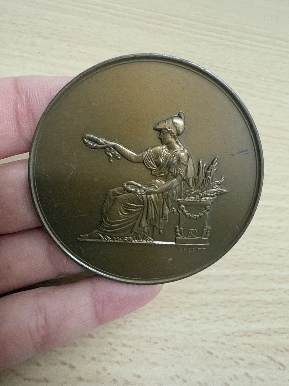 Médaille En Bronze Chambre Syndical De Serrurerie AFC À B Gaudefroy Demombynes