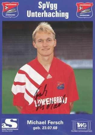 Écharpe Supporter SpVgg Unterhaching (2000) – Rouge Et Bleu – Super état !